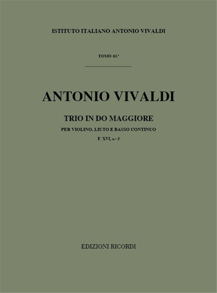 Trio (Sonata) in Do Maggiore
